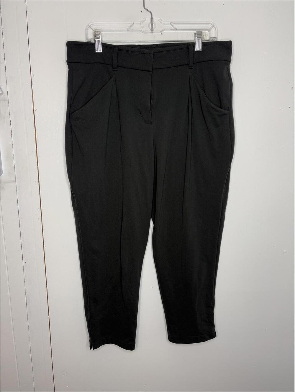 Nike Pants Womens XL Repel Ace Slim Fit Golf Pleat Front Black Therma Fit